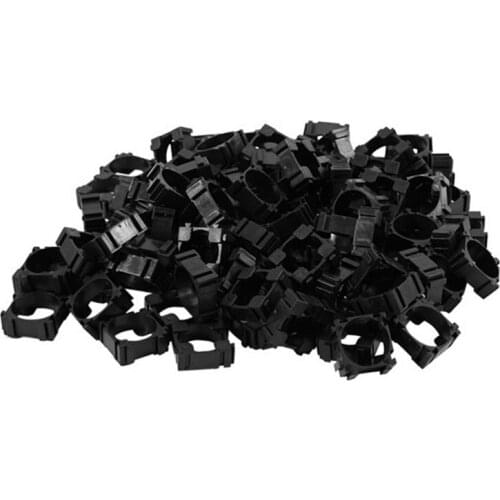 200Pcs 18650 Battery Safety Anti Vibration Holder Cylindrical Bracket 22X22mm Li-Ion Cell Storage Lithium Battery Stand