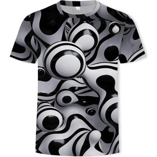 2019 Graffiti Print Casual T Shirts Tee Tops Summer Men Hip Hop Short Sleeve Streetwear Fashion Harajuku Casual Male Tshirts