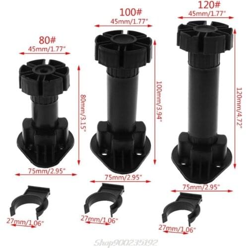 4pcs Adjustable Height Cupboard Foot Cabinet Leg For Kitchen Bathroom S15 20 Dropshipping