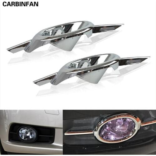 ABS Chrome Fog light guard/fog lamp cover 2PCS\SET for 2009 2010 2011 Chevy Cruze
