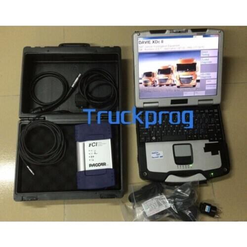 Auto Diagnostic Scanner for DAF Davie for-paccar DAF Truck Diagnostic tool for daf VCI5600 MUX+Diagnostic laptop Thougbook cf30