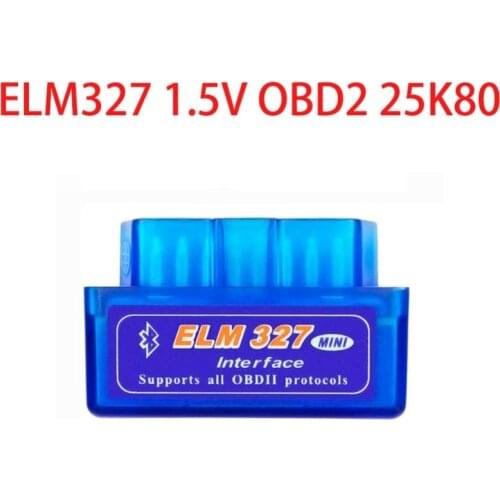 Mini ELM327 OBD2 V1.5 Bluetooth-compatible Scanner Automotive Diagnostic Scan Tool Compatible for IOS Android Car Detector