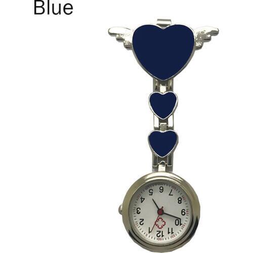 Nurse Pocket Watches Round Dial Quartz Angel Band Brooch Doctor Hanging Watches HSJ88