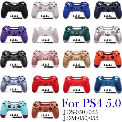 For PS4 Pro JDM-055 Controller Front Back Hard Plastic Matte Housing Shell Case For Playstation 4 pro JDM-055 JDS 055 JDS050