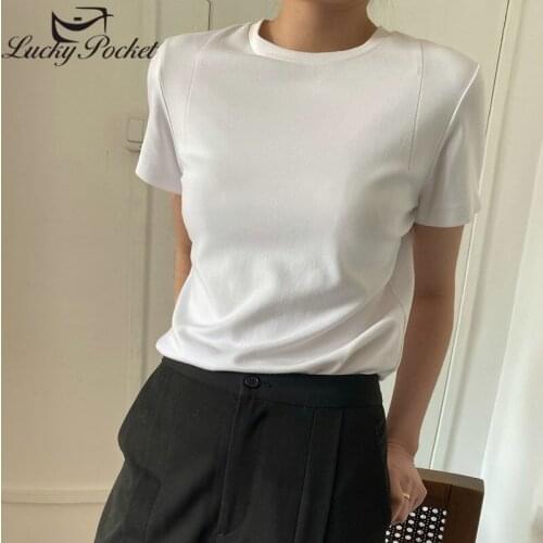 Women Summer Fashion Cotton Solid Color Short Sleeve T-Shirt Ladies Casual White O-Neck Tees Female High Quality Khaki Tops ML58