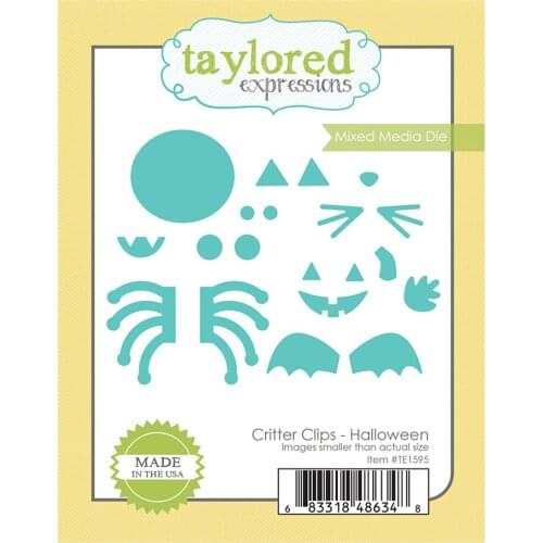 Halloween Critter Clips Spider Arrival New Metal Cutting Dies Scrapbook Diary Decoration Stencil Embossing Template DIY Greeting