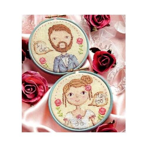 I DO MM201015 non-printing cross stitch 11CT 18ct 14ct cotton thread embroidery DIY handmade needlework