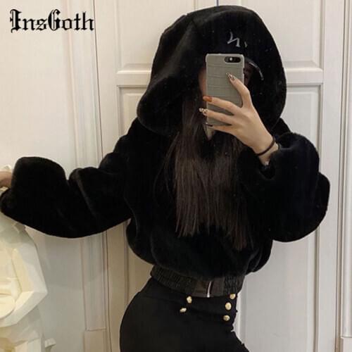 INSGOTH Women's Parkas