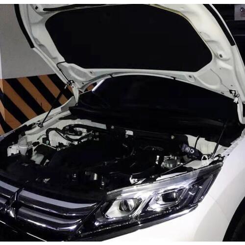 JY Carbon Steel 2XHood Damper Lift Support Rod Hydraulic Jackstay Car Accessories For Mitsubishi eclipse cross ab 2018
