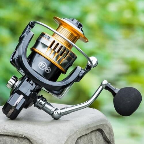 Fishing spool 500-7000 metal spool rotating Spinning Reel Durable Ultra-smooth Metal Fishing Spinning Reel for Fishing Reels