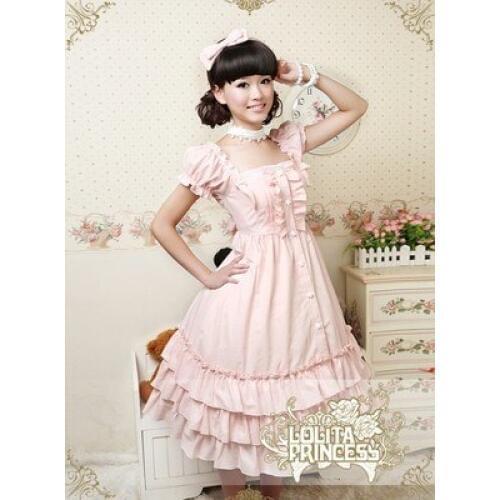 LLT010) Long Sleeveless Sweet Lolita Short Dress Ball Gown Fancy Prom Dress Halloween Party Masquerade Costume
