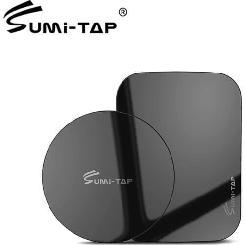 Sumi-tap Magnetic Metal Plate Disk for Car Phone Holder 0.4mm Ultra-thin Iron Magnet Sheet Sticker Universal Mobile Phone Stands