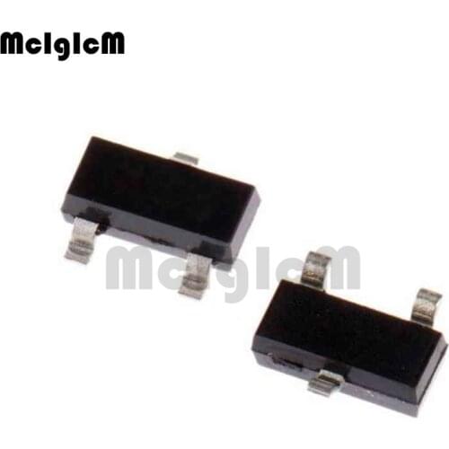 MCIGICM 2N7002K,100pcs N-Channel 60V 380mA (Ta) 370mW (Ta) SMD 2N7002K-7 mosfet transistor SOT-23 2N7002K