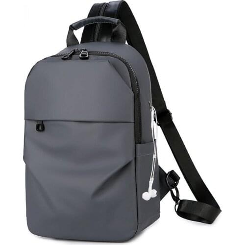 New trend all-match small chest bag Waterproof membrane shoulder bag Outdoor leisure messenger bag crossbody sling bag for men