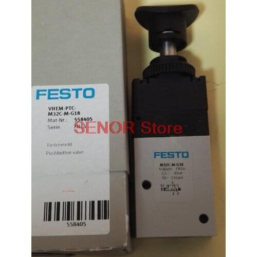New original button valve VHEM-PTC-M32C-M-G18 558405