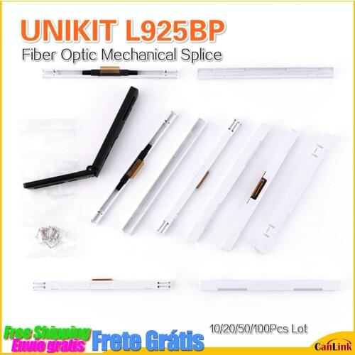 UNIKIT L925BP Drop Cable FTTH Fiber Optic Mechanical Splice Fiber Optic Mechanical Splicer 10/20/50/100Pcs Lot