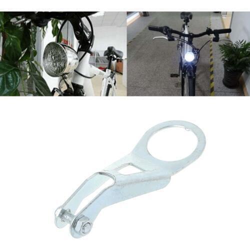 Bicycle Vintage Light Holder Headlight Cycling Lamp Retro Sensor Generator Support LED Lights Front Light Mount High Quality MTB