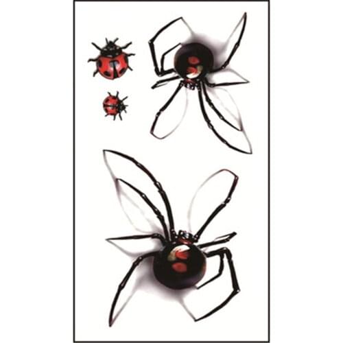 10pcs/lot Temporary Tattoo Sticker New Design Animal Abstract Figure Body Art Waist/ Arm Tattoo for Men and Female