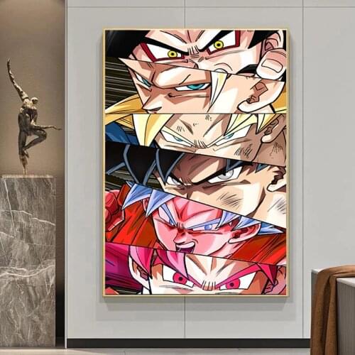 Japanese Anime Character Eyes Poster Canvas Painting Print Cuadros Modern Art Wall Decoration Mural for Children Room Home Decor