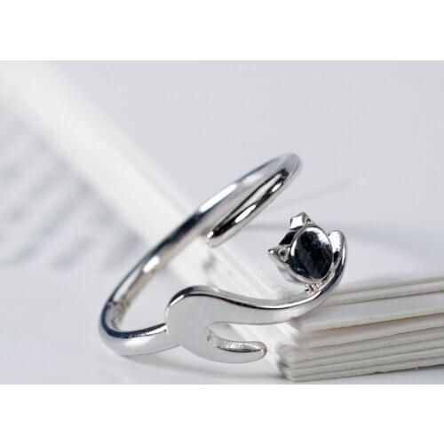 Funny Upgrade Fashion Cute Cat&Note Adjustable Ring For Women Girls, Premium Opening Jewelry Gifts Best Quality New Designs