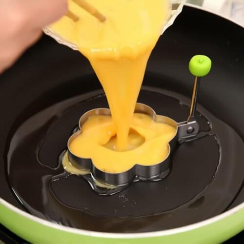 Stainless Steel Fried Egg Pancake Shaper Omelette Mold Mould Frying Egg Cooking Tools Kitchen Accessories Gadget Rings Hot Sale
