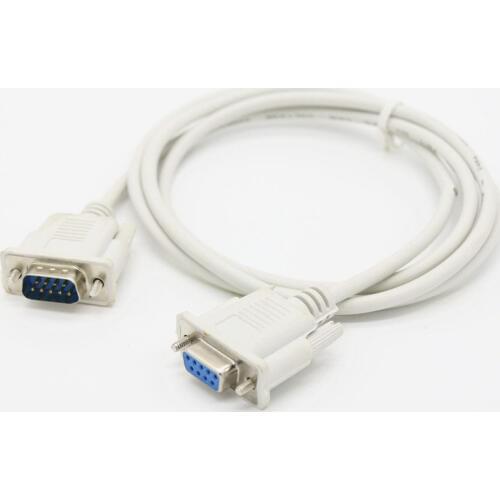 1.4M 4.5FT 2-3 Cross Connection Serial RS232 9-Pin Male To Female DB9 PC Converter Extension Cable for Scanner Printer