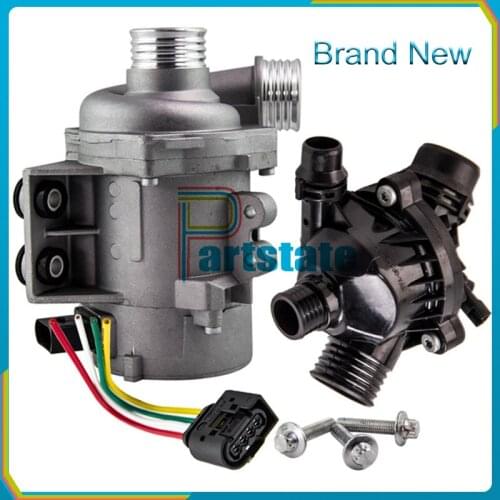1set Electric Water Pump Thermostat Kit 11517586925 11537549476 Fits For BMW E60 E61 E81 E87 E90 E91 X1 X3 X5 Z4