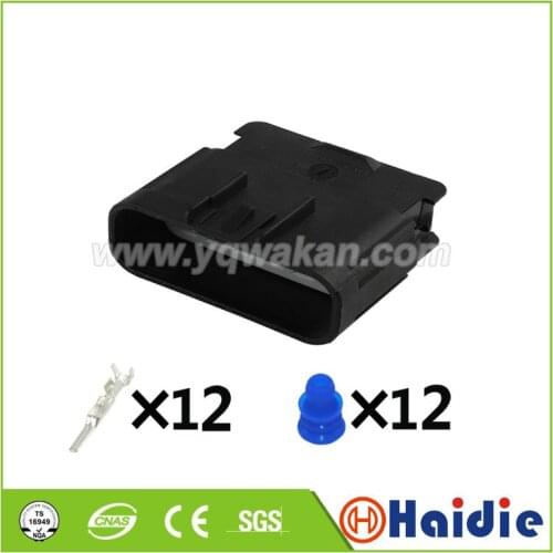 2sets 12pin auto male of 15326910 plastic cable housing plug wire harness waterproof connector 15326915