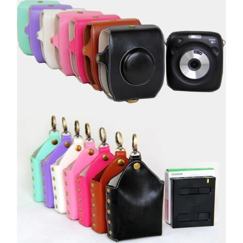 PU Leather Case Camera Bag Cover Pouch Protector For Instax SQ10 SQ 10 SQ-10 Polaroid Photo Camera case With Strap