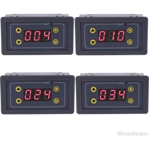 DC 5V 12V 24V AC 110V 220V Digital Time Delay Relay Cycle Timer Control Switch Adjustable Timing Relay Time O01 20 Dropshipping