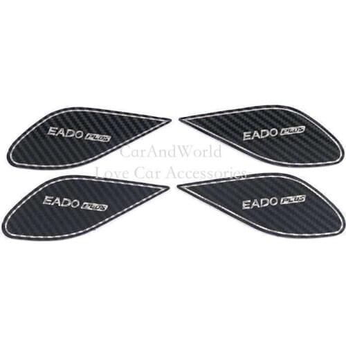 For Changan Eado Plus 2020 2021 Stainless Steel Interior Door Handle Bowl Panel Trims Garnish Sticker Car Accessories