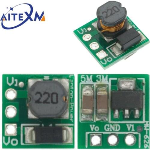 HW-626 0.9-5V To 5V DC-DC Step-Up Power Module Voltage Boost Converter Board 1.5V 1.8V 2.5V 3V 3.3V 3.7V 4.2V To 5V
