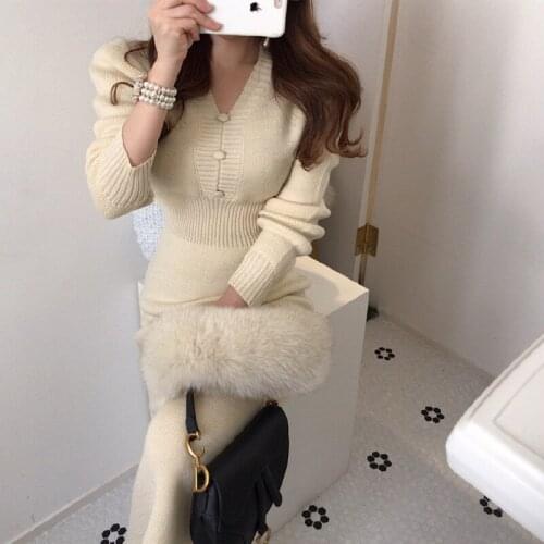 Модные трикотажные платья HziriP China At AliExpress