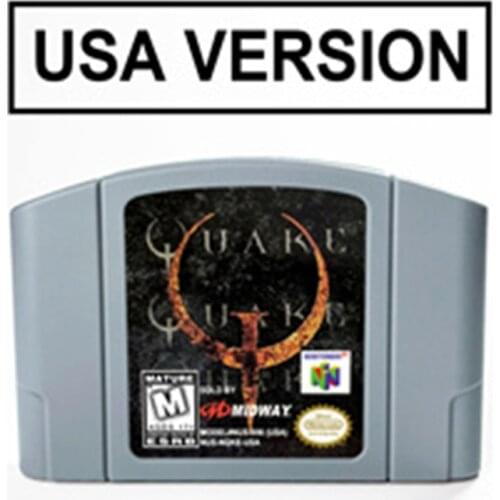 Quake For 64 Bit Game Cartridge USA Version NTSC Format
