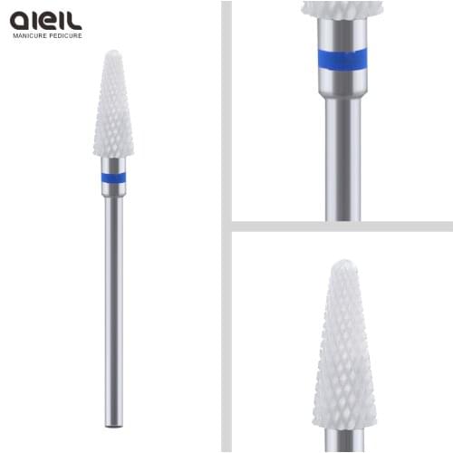 Ceramic Nail Drill Rotary Burr Electic Machine Bits Milling Cutter for Manicure Pedicure Drill Accessorie