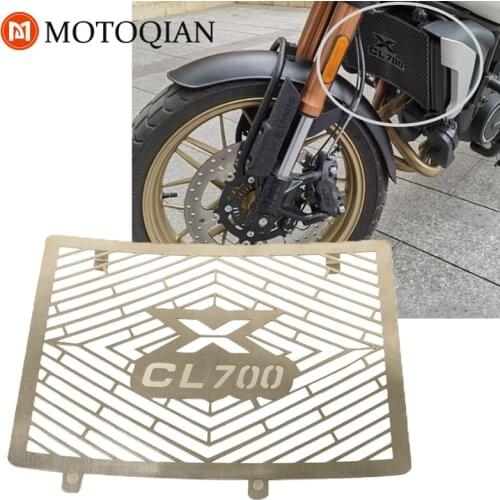 For CFMOTO CL-X700 CLX700 CLX 700 700CL-X 700CLX Radiator Grille Cover Guard Oil Cooler Stainless Steel Motorcycle Protect Frame