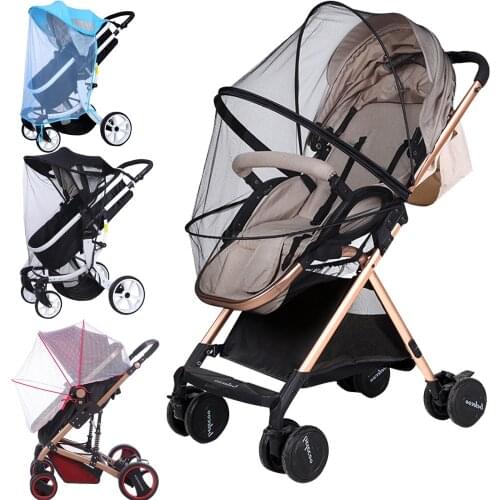 Summer Universal Full Cover Folding Mosquito Net Baby Carriage Net Mosquito Net Stroller Mosquito Net Baby Carriage Accessories