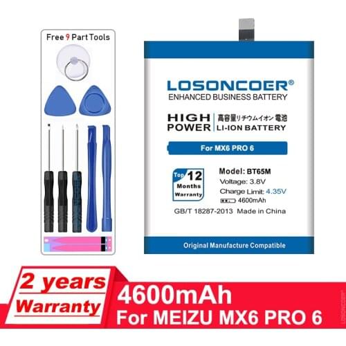 LOSONCOER Meizu PRO 6 Phone Batteries