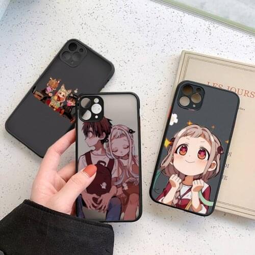 Toilet bound Hanako kun Anime Phone Case Matte Transparent for iPhone 7 8 11 12 s mini pro X XS XR MAX Plus coque