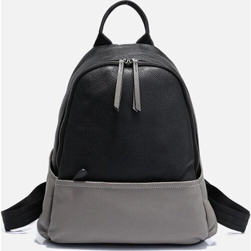 Multifunctional backpack women leather backpack school bags for teenage girls soft genuine leather women backpack Mochilas Bag