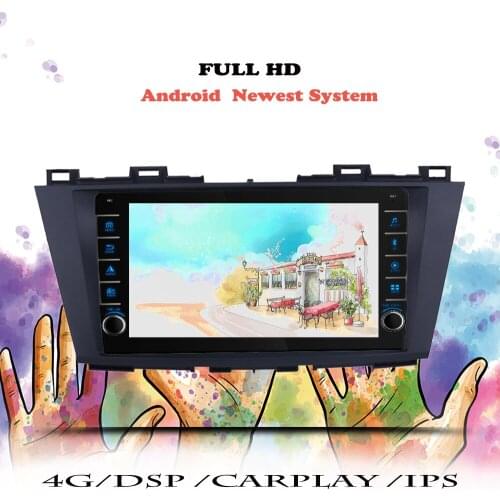 Multimedia Player Android 10.0 IPS DSP RDS For Mazda 5 2010 2011 2012 2013 Car Radio Navigation GPS 2 din DVD Head Unit Cassette