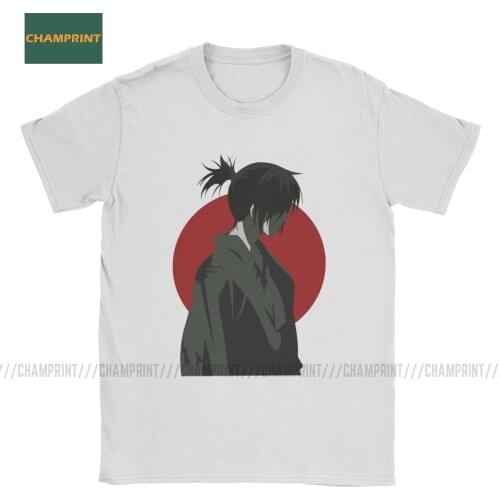 Men T-Shirts Noragami Yato 100% Cotton Tee Shirt Short Sleeve Anime Nico Mafumafu Iki Hiyori Yukine God Manga Japan T Shirt