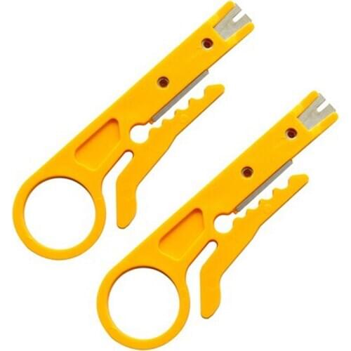 Mini Portable Wire Stripper Knife Crimper Pliers Crimping Tool Cable Stripping Wire Cutter Multi Tools Cut Line Pocket Multitool