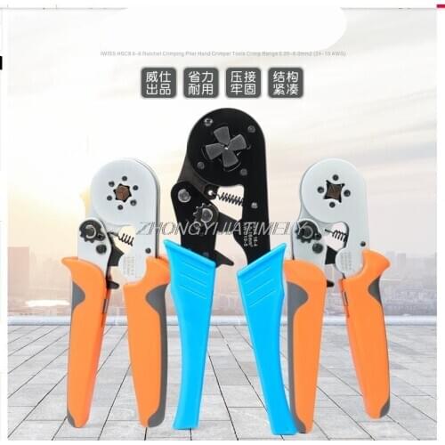 European style tube pliers, terminal crimping pliers, cold terminal crimping pliers, electricians pliers, electrician tools