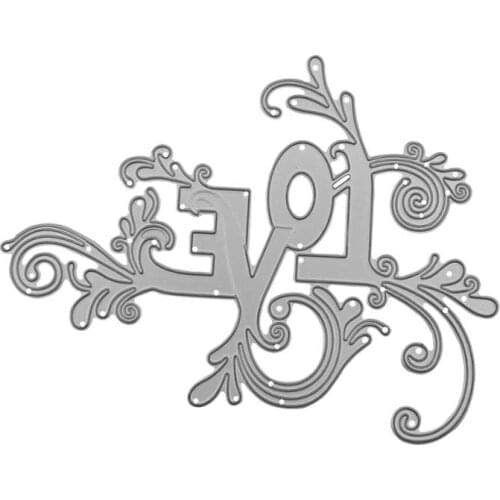 Valentines Day Craft Metal Cutting Dies Background Frame decoration Scrapbooking Album Paper Card Craft Embossing Die Cuts