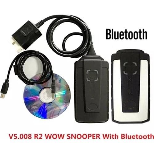 WOW Snooper 2020 Code Reader V5.008 R2 Bluetooth OBDII Obd Obd2 Scanner Professional Trucks Cars Diagnostic Tool
