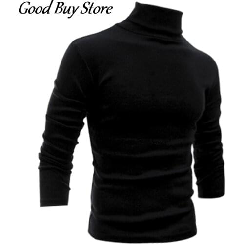 Comfortable Men Autumn Cotton T-Shirts Daily Pullover Tops Male Shirt Pure Black Sports T-Shirt Long Sleeve Running Gym Clothing