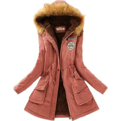 Xxxl xxl Thickening Parkas Winter Jacket Women Coats Female Outerwear Casual Long Down Cotton Wadded Lady Fashion Warm parkas