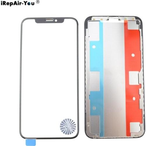 Front Screen Outer Glass with OCA Film & Frame Bezel OCA For iPhone X / XS / XS MAX XSM Screen Glass Replacement