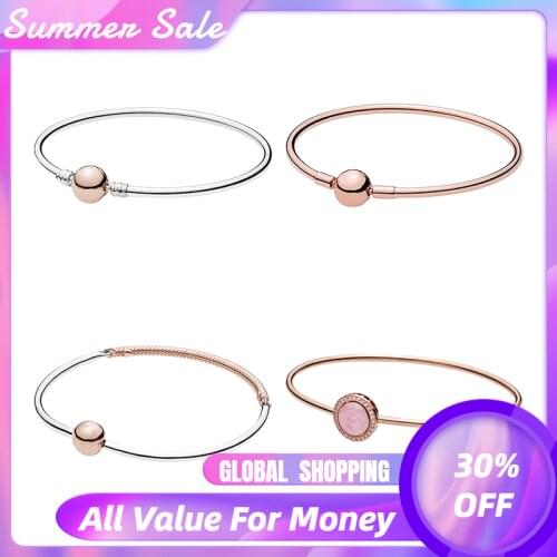 Boho Wrist Thread Charm Wrap Bracelets For Women Real Silver 925 Original Fine Jewelry LOGO Clasp Braided Woven Double Leather